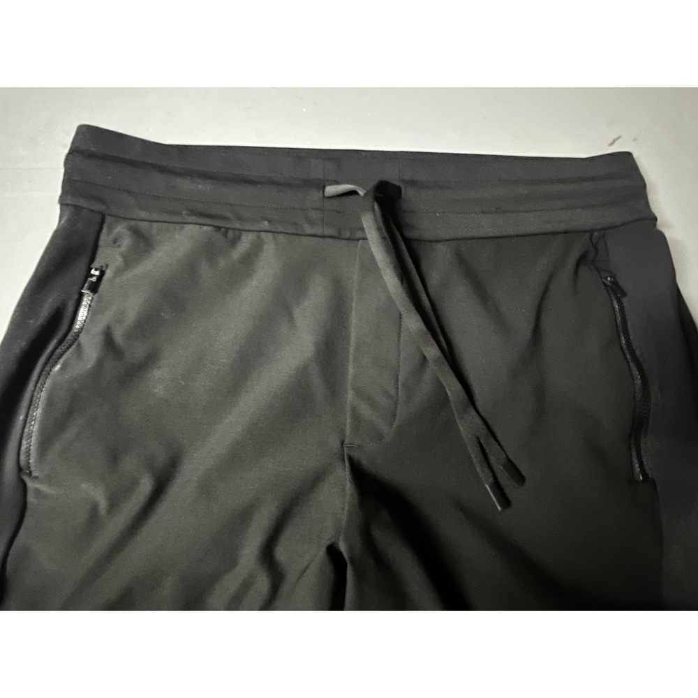 Athleta Pants Womens 10 Black Jogger Elastic Waist Zip Pockets Stretch Travel - Picture 9 of 11